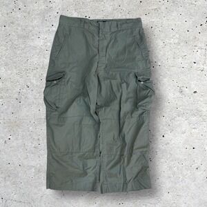 VTG 90s Polo Ralph Lauren Men Baggy Parachute Cargo Pants Khaki Cotton 38x26 USA